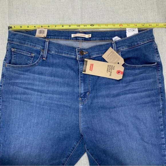 Levi’s Women's Plus Size 720 High-Rise Super Skinny Jeans Size 22W - Picture 7 of 11